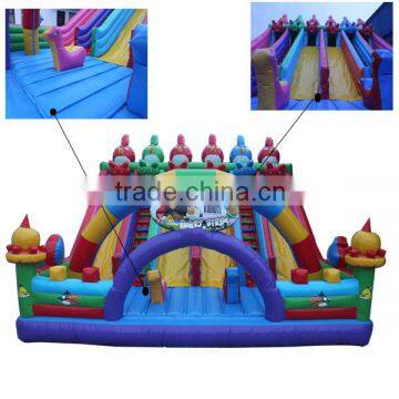 PVC Material Ocean Theme Mini Bouncy Castle, Inflatable Bouncer and Slide With Ladder photo-2