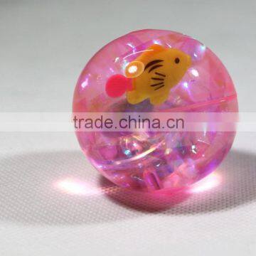 Factory Price 55mm Pvc Plastic Led Flashing Bouncy Water Ball Bouncing Toy Ball photo-6
