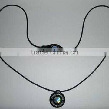 promotion fashion silicone necklaces hologram