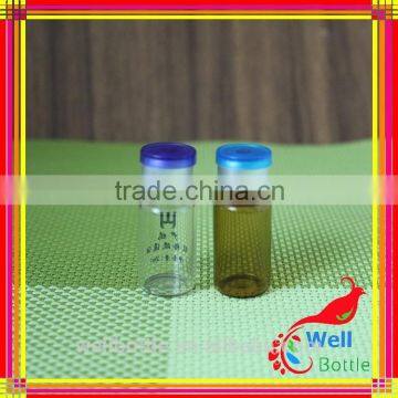 Amber colored bottles for injectable pharmaceutical glass bottle for pill bottle with flip top cap