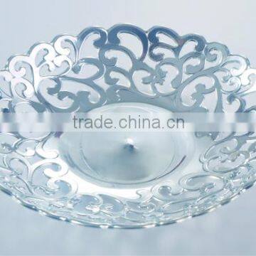 European style oval hollow out gold/silver main Product electroplate