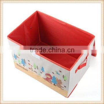Cartoon Printing Oxford Fabric Collapsible Toy Storage Box photo-3