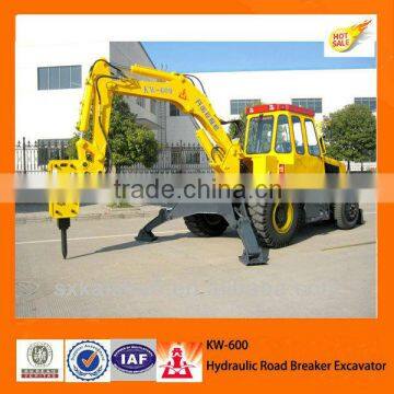 Kanshan Brand KW600 New Arrival Hydraulic mini Wheel Excavator