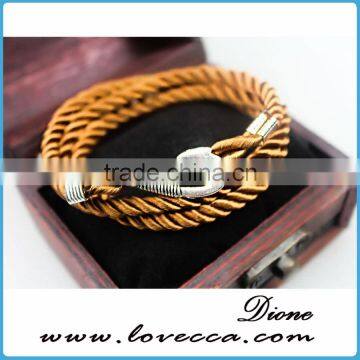Colorful Rope Handmade Multilayer Anchor Nautical Navy Rope Bracelet photo-3