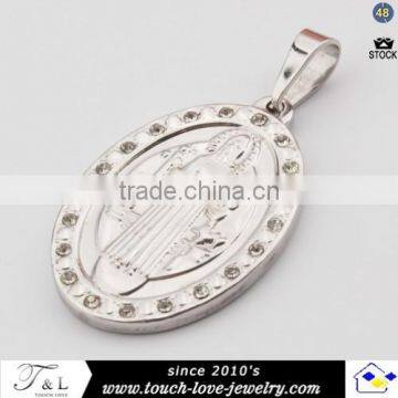 316l stainless steel pendant chrm Virgin Mary pendant