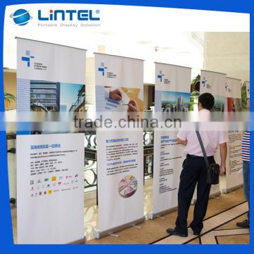 aluminum pull up standee,aluminum roll up display