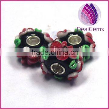 Best selling rondelle &big hole glass bead from China Manufacturer