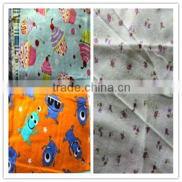 Stock 100% COTTON PRINTED FLANNEL FABRIC 21X10 40*42 57"/58"