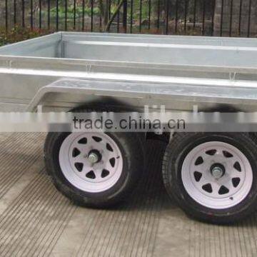 Hot sale!!hot dipped galvanized tandem box trailer