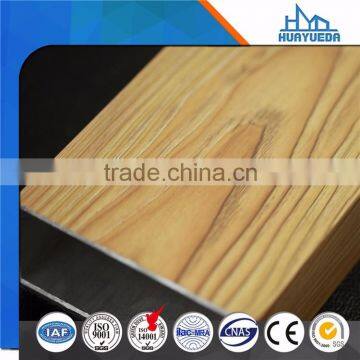 Decoration Aluminium Profile with Wooden Grain Surface Treatment