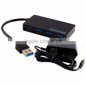 High Speed 5Gbps Ultra Slim 4-Port USB 3.0 Data Hub