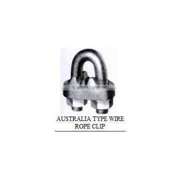 AUSTRALIA TYPE HOTDIP MALLEABLE WIRE ROPE CLIPS