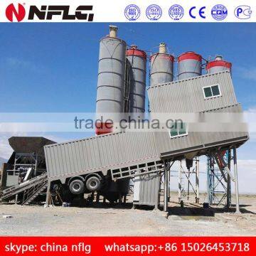 Large capacity mobile concrete mixing plant for sale in malaysia