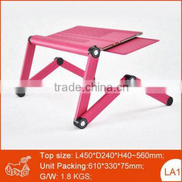 New products 2014 innovative product aluminum folding desk chair