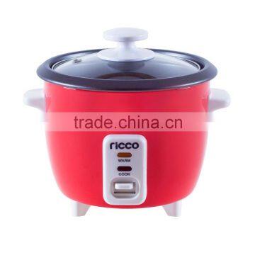 3 cups small size drum rice cooker with non-stick coating pot