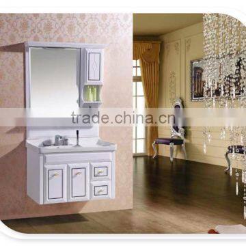 Smart and Cheap Pvc Cabinet Vanity and Sink for Bathroom