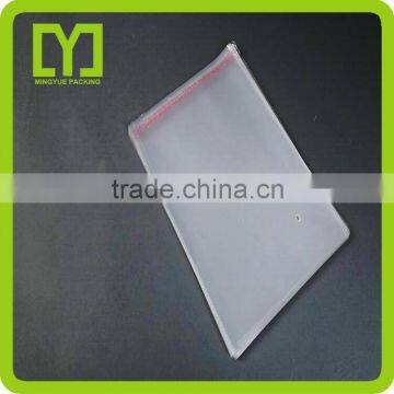 OPP clear self-adhesive bag sealing plastic packaging bag flat cellophane bag with adhesive