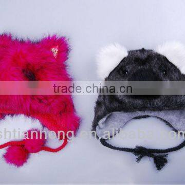 funny winter fuax fur hat