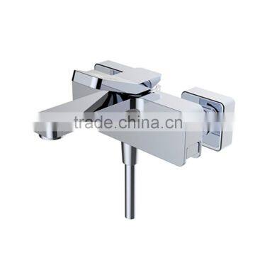 Single Handle Chrome Finish Bath Shower Mixer photo-5