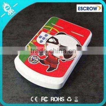 10400MAH portable Cartoon Mobile Power Bank panda style
