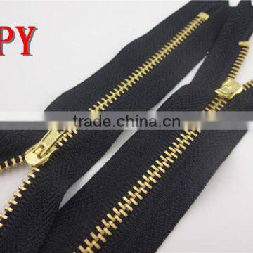 Auto Lock Brass Zipper #3