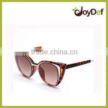 The latest metal and plastic unique design style cat eye retro luxury high end outdoor hot sell sunglasses