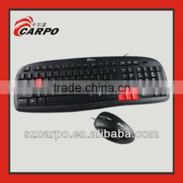 wired keyboard and mouse combo T-300