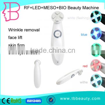 Mini Skin Care Device, RF + EMS + Methoporation + Electroporation +LED Light Therapy Skin Care Machine