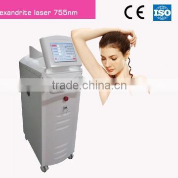 High quality Alexandrite laser 755nm profesional machine to remove hair effectively