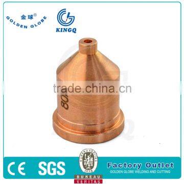 KINGQ 80A 120927 gas cutting nozzle for HYP MAX1650 plasma welding consumables