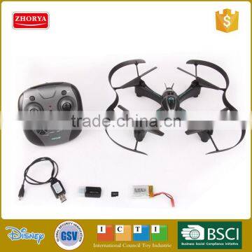 Zhorya High quality rc toy helicopter four-axis drone (built-in WIFI 30W camera)