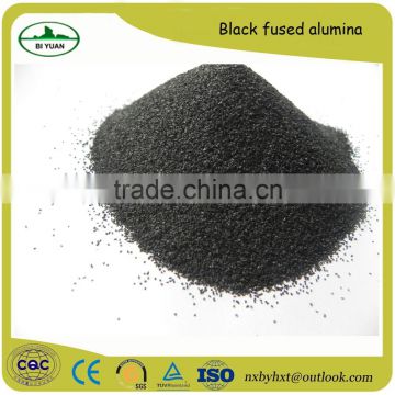 95% Abrasive grade China manufacturer black fused alumina polishing media with favorable price