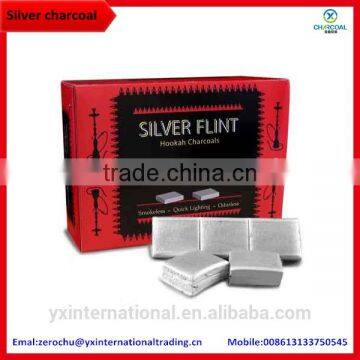 Hookah charcoal silver charcoal for shisha al fakher