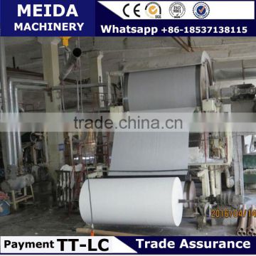 High Quality facial tissue paper making machine Virgin Pulp ,Waste Paper as Raw Materials