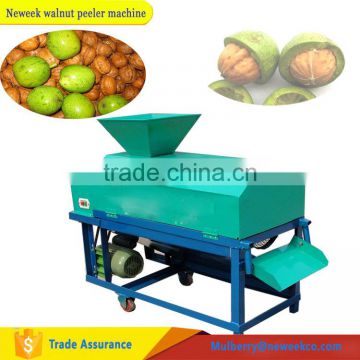 Neweek combine washing function green walnut skin peeler machine