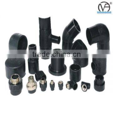 Socket fusion fitting ot butt fusion PE pipe fittings PE80 or PE100