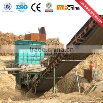 Mobile Tree stump crusher tree roots crusher wood chipper machine