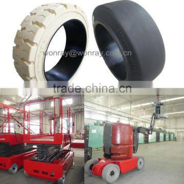 China supplier press on solid tires 16x6x10 1/2 for low speed special forklift