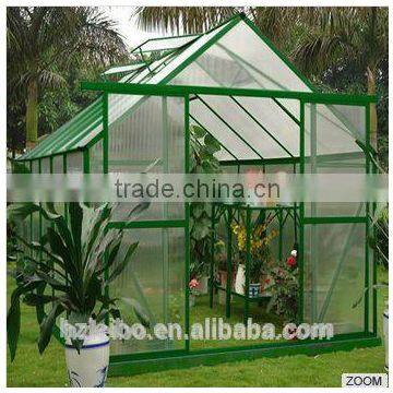 Ecofriendly easily assemble aluminium garden greenhouse