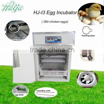 CE approved high quality capacity 442 egg incubator for quail in hot sale HJ-I2