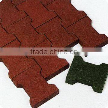 Recycling Crumb Rubber Mats/Brick/dog-bone paves