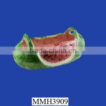 Interesting fancy ceramic watermelon bowl