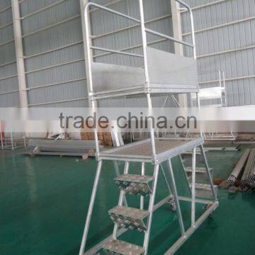 Family& Warehouse Use ECO-friendly Aluminum Alloy Mobile Platform, Aluminum Stairs photo-3