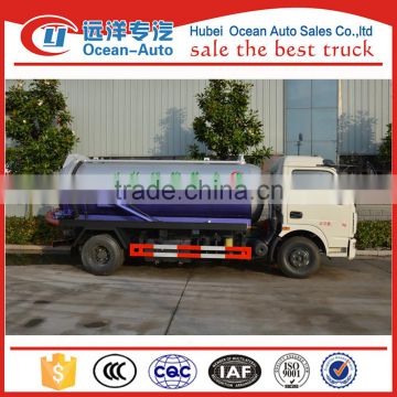 Dongfeng 5cbm vacuum sewage suction truck for sale