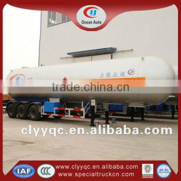 3 axle 60m3 lpg semi trailer tanker for sale