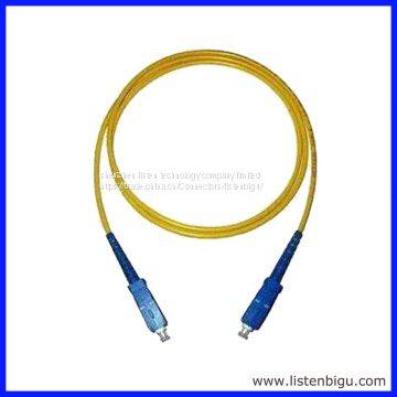 SC Optic-fiber Patch Cord, Single-mode and Simplex