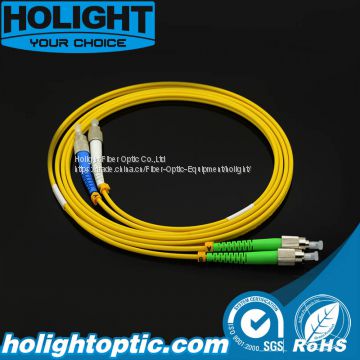 FC APC to FC PC Duplex Singlemode Fiber Optic Patch Cord