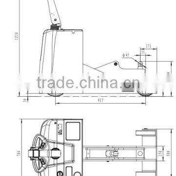 Veshai 2500kgs Electric Tractor With Compact Design VH-ETG-250 photo-6