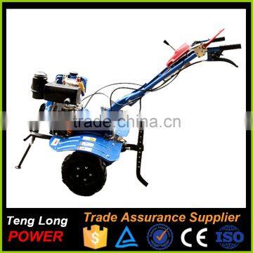 Gear Transmission Built-in Clutch China 6hp Diesel Power Rotary Tiller Cultivator photo-3