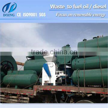 waste tyre to diesel machine